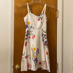 Old Navy White Floral Cami Dress